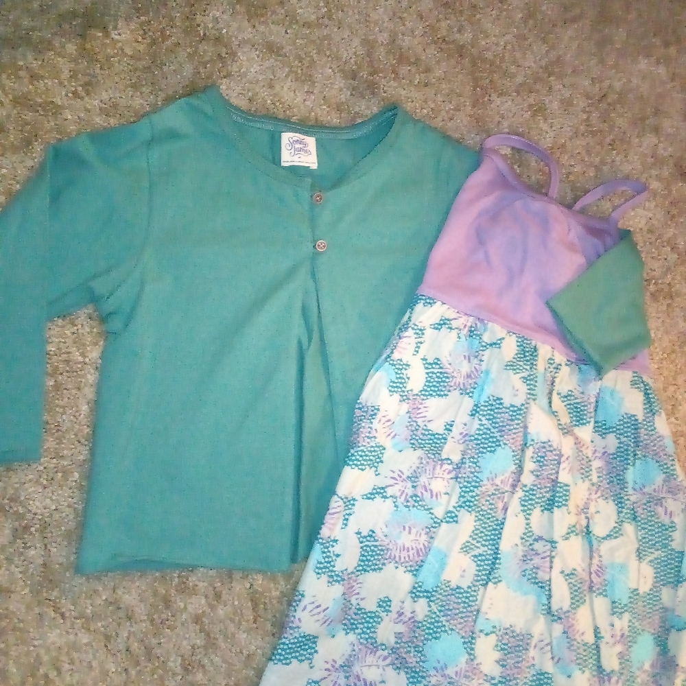 Sonny James Hibiscus Smocked Dress